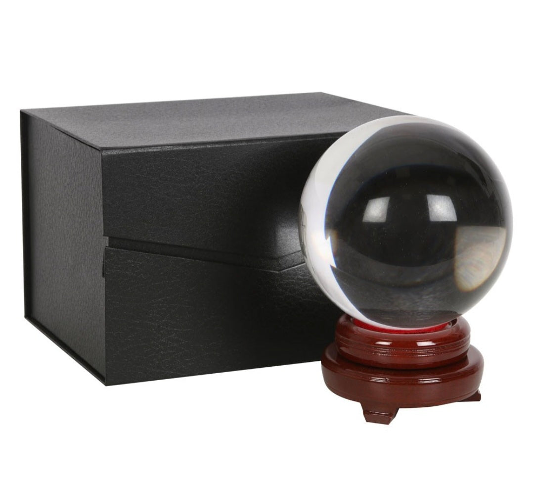 15cm Crystal Ball with Stand