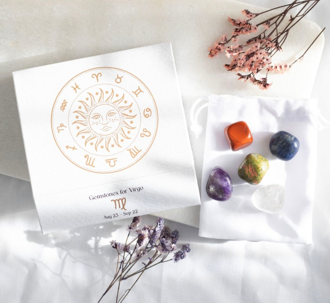 Zodiac Crystal Tumblestone Set