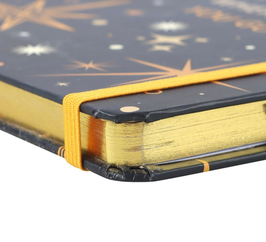 Leave A Little Sparkle A5 Notebook with Citrine Pen