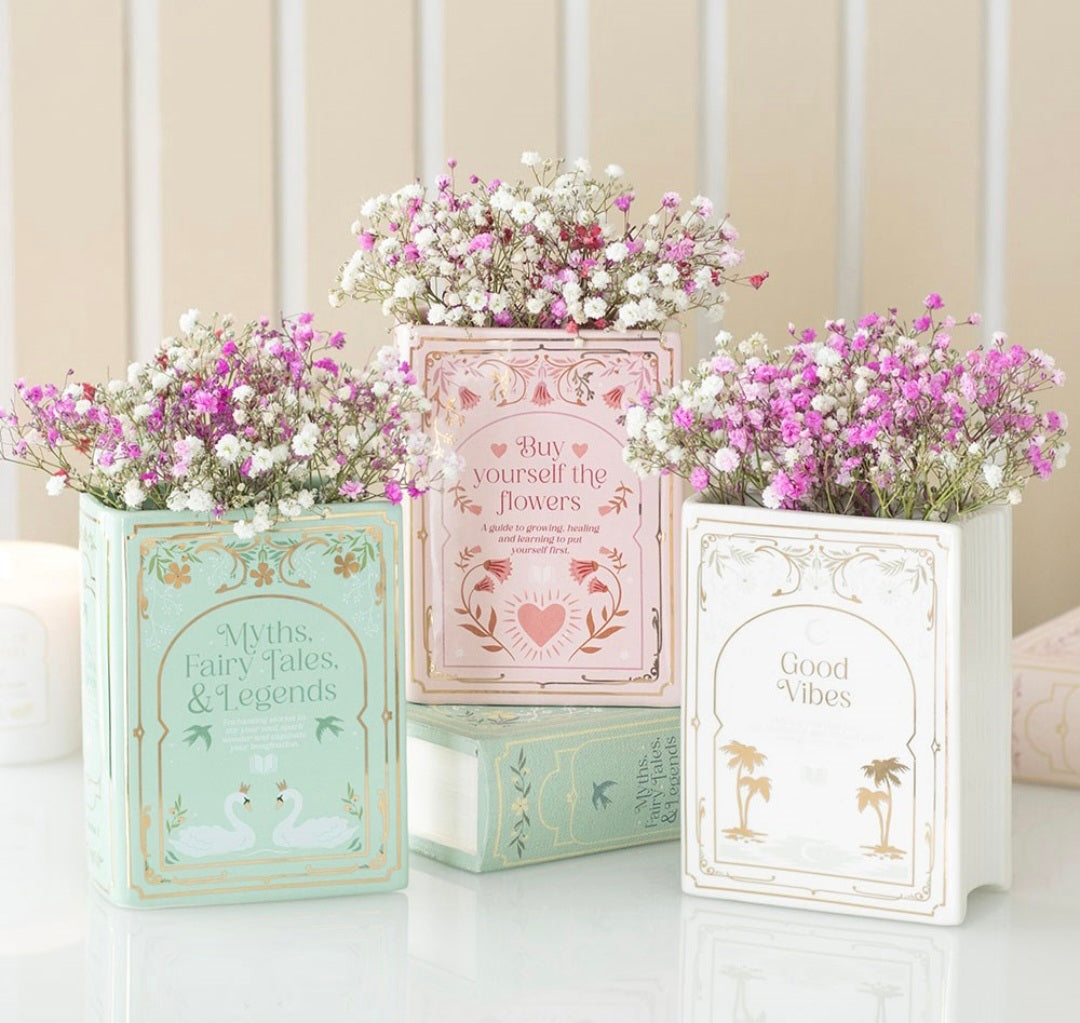 Book Shaped Vase