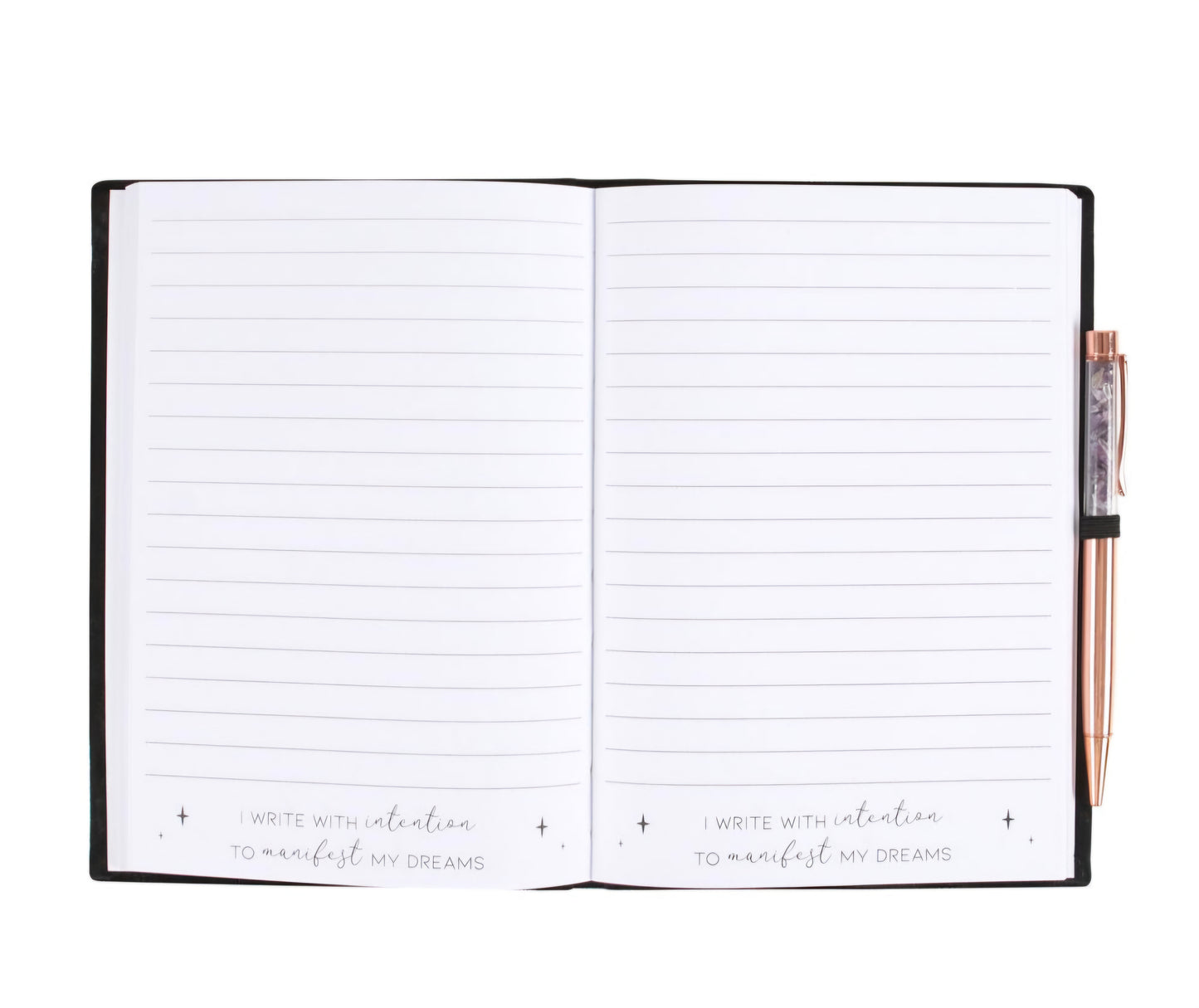 Manifestation Journal with Amethyst Pen