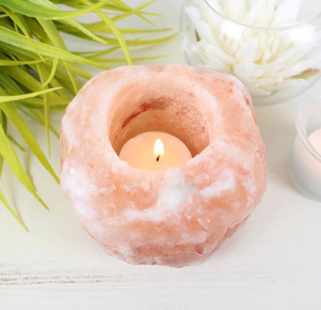 Single Salt Candle Holder