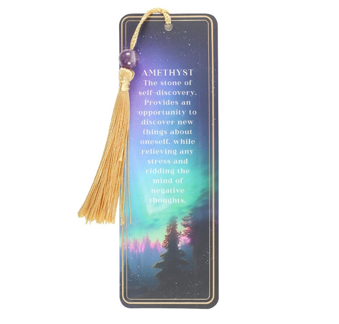Ethereal Amethyst Bookmark with Tassel