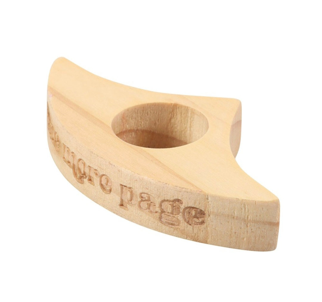 Wooden Thumb Page Holder