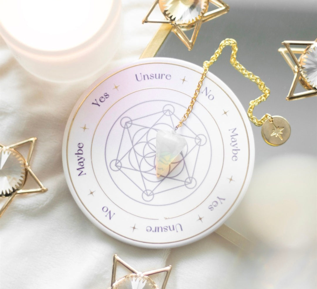 Opalite Pendulum Divination Kit