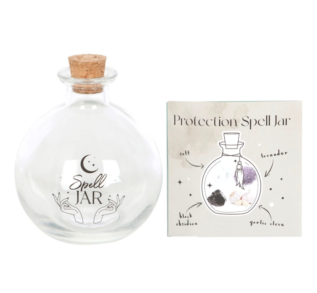 10cm Glass Spell Jar with Recipe Booklet