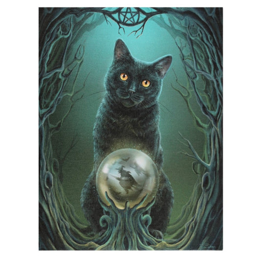 19x25cm Rise of the Witches Canvas Plaque