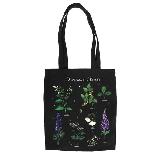 Poisonous Plants Polycotton Tote Bag