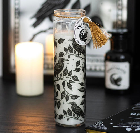 Mystic Raven Deadly Nightshade Tube Candle