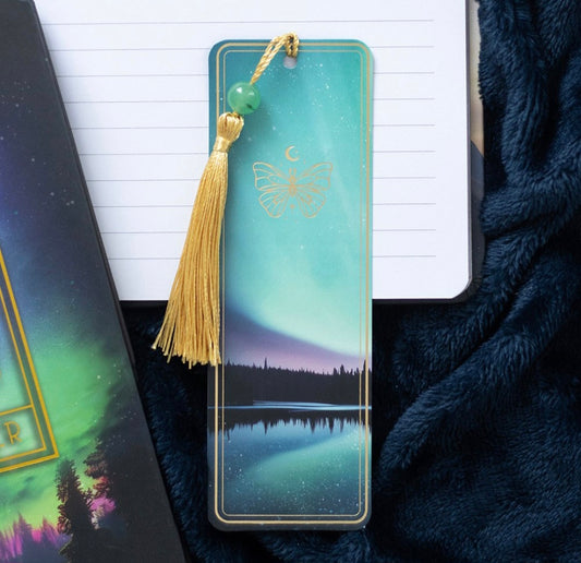 Ethereal Green Aventurine Bookmark with Tassel