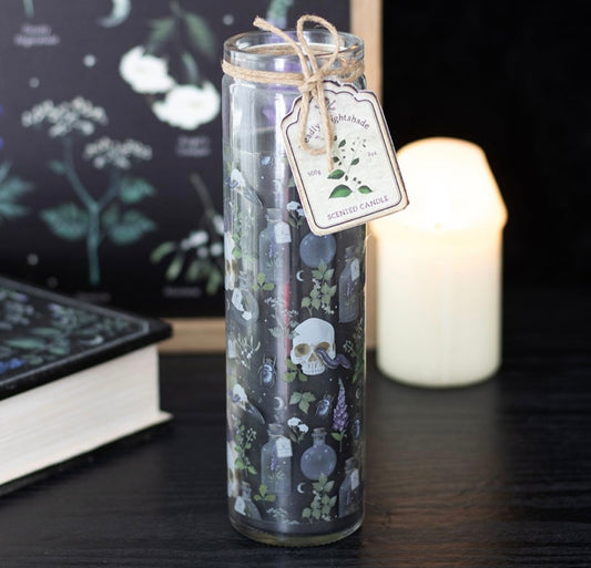 Poisonous Plants Deadly Nightshade Tube Candle