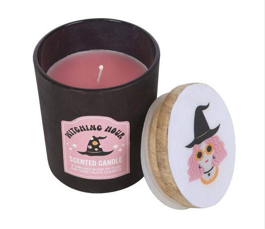 Witching Hour Plum and Black Cherry Candle
