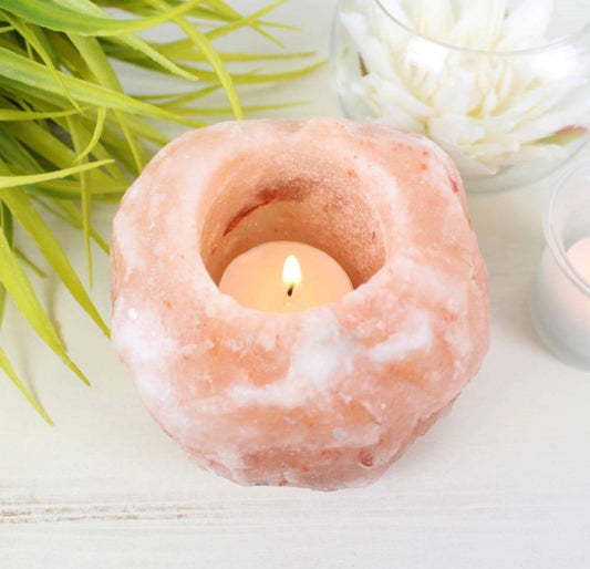 Single Salt Candle Holder